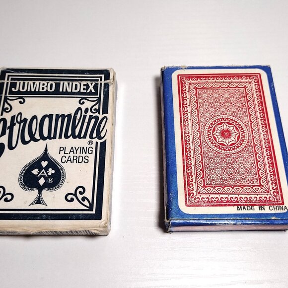 2 Decks of Playing Cards, Streamline Jumbo Index & a Generic Deck of Cards - Picture 2 of 9